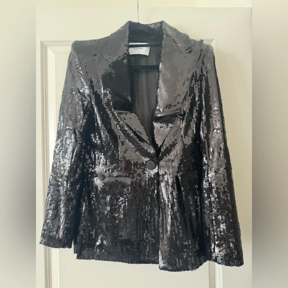 Sequin Fitted Blazer - Picture 6 of 13